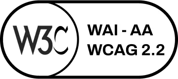 WCAG 2.2 AA compliant